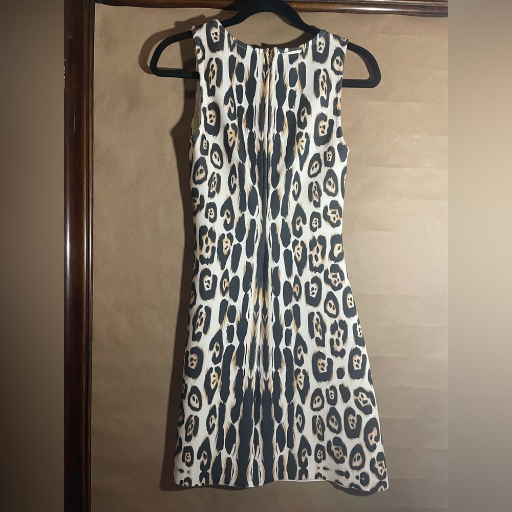 Leopard Print Sleeveless Dress